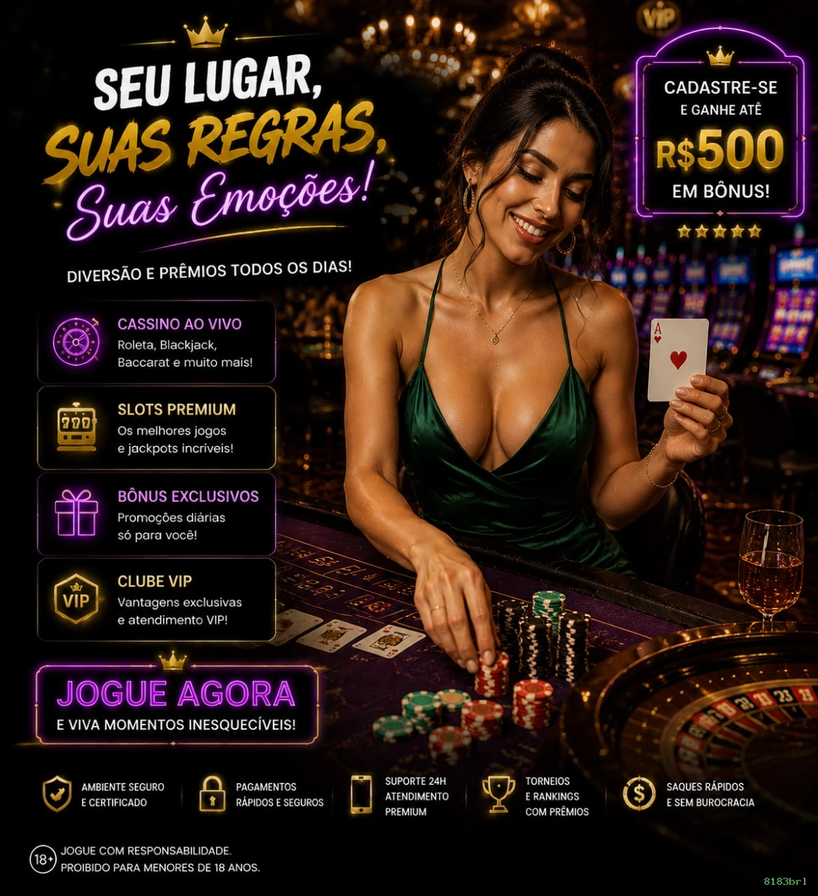 Bônus e prêmios 8183brl